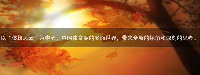 以“体坛风云”为中心，中国体育圈的多面世界，带来全新的视角和深刻的思考。