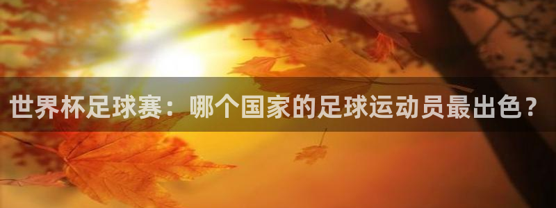 世界杯足球赛：哪个国家的足球运动员最出色？
